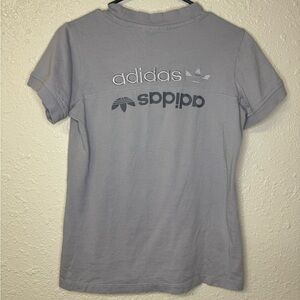 Adidas Originals T-shirt Size S Light Purple Embroidered
